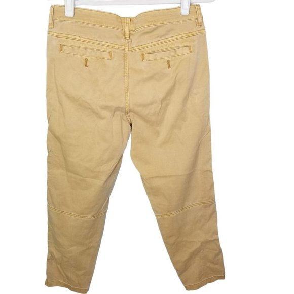 Prana Womens 10 Tan Denim Organic Cotton Straight - Picture 7 of 8